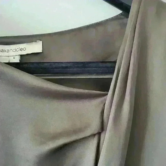 Max and cleo gunmetal Parisa  dress size 6 - Picture 5 of 8